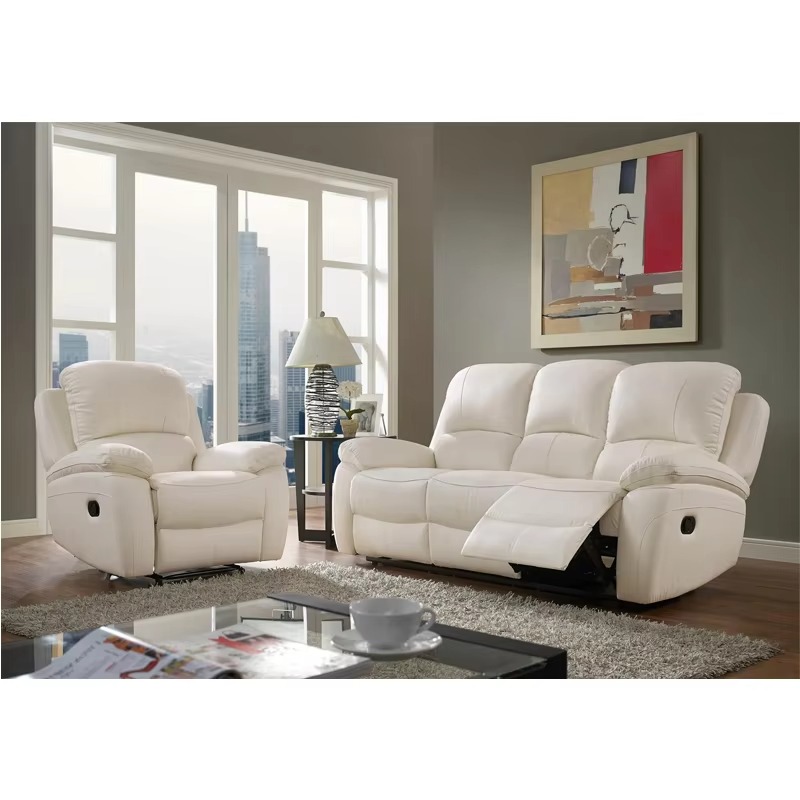 Home Cinema Recliners - モダンな電動リクライニングソファ、ホームシアター、映画館用家具、革製リクライニングソファセット