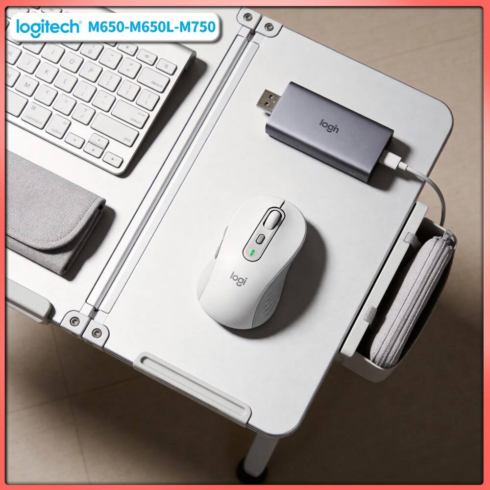 Logitech Home Cinema - ロジクール M650/M650L ワイヤレスエルゴノミクスマウス - 90% 静音設計、5