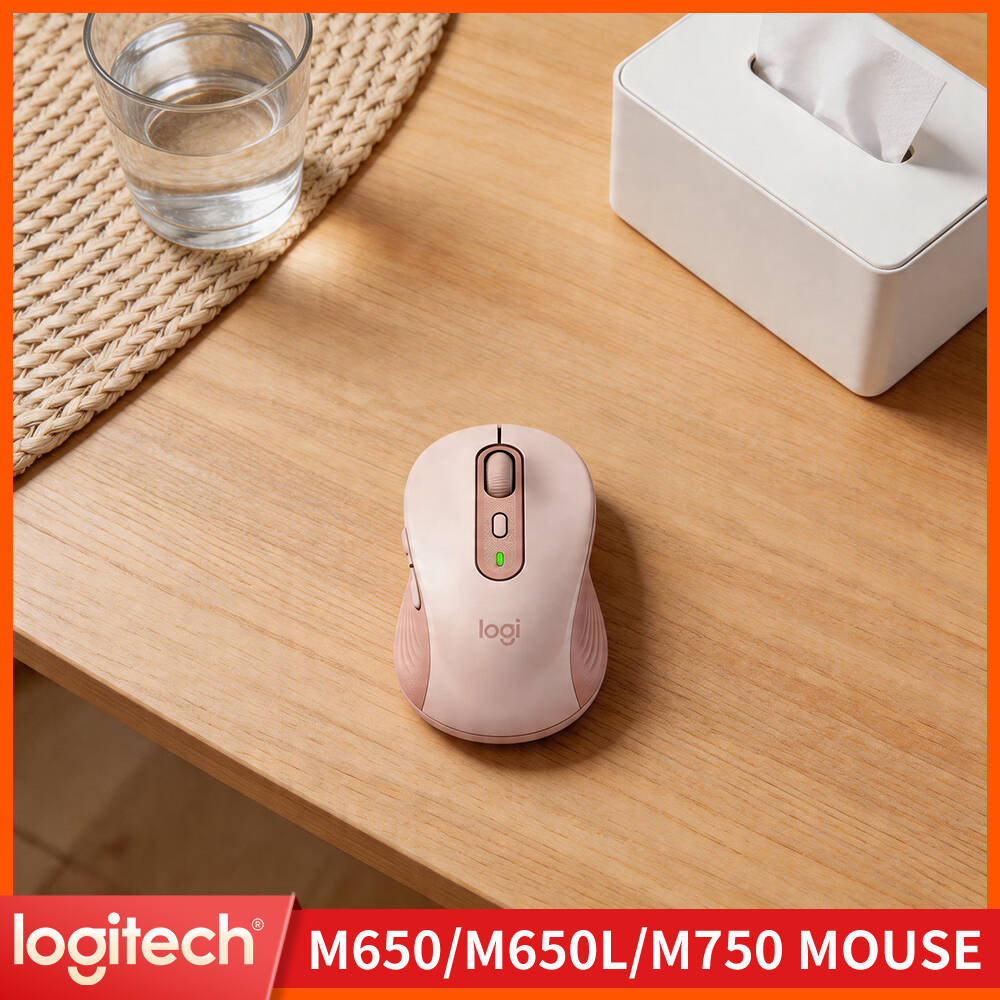 Logitech Home Cinema - ロジクール M650/M650L 人間工学に基づいたマウス - 5つのカスタムボタン、400～4000 DPI調整可能、SilentTouchテクノロジー、10m範囲