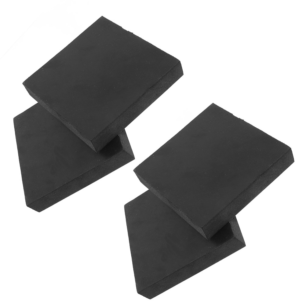 Noise Isolating Pad - 4個入りノイズリダクションゴム製防振パッド、運動器具、トレッドミル、ドラムセット、ピアノ、床用防振材