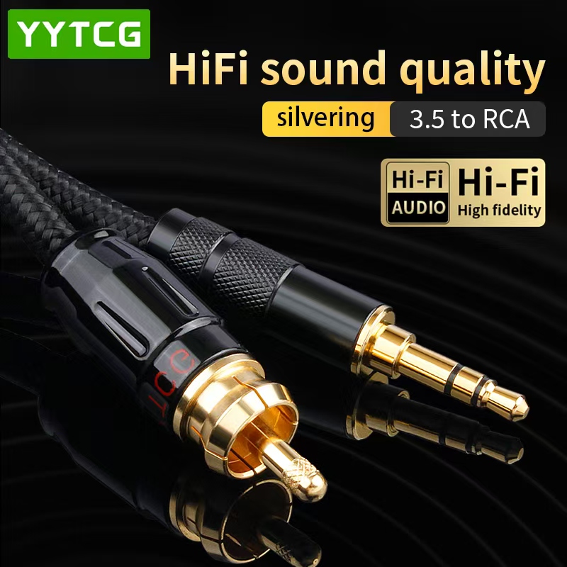 Home Cinema Pc - YYTCG SPDIF同軸ケーブル HIFI 3.5mm to RCA