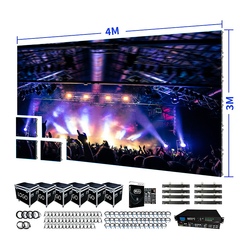 Home Cinema Outdoor - P3 LEDビデオウォールコンプリートシステム 大型広告板 LEDウォール屋外スクリーン モバイルDJブース広告板用