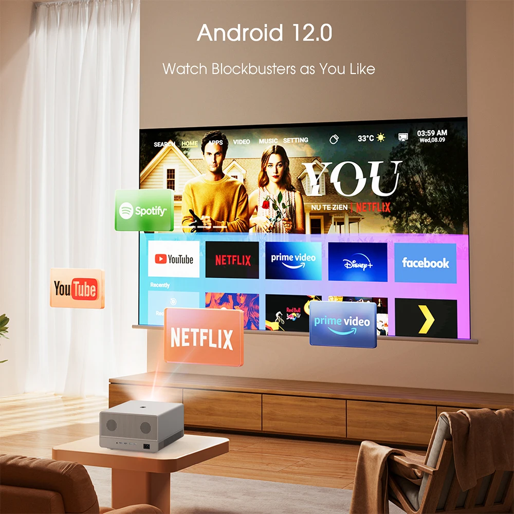 Home Cinema Hdmi - 2026年発売 ZXY 4K UHD 3840x2160解像度 ランププロジェクター