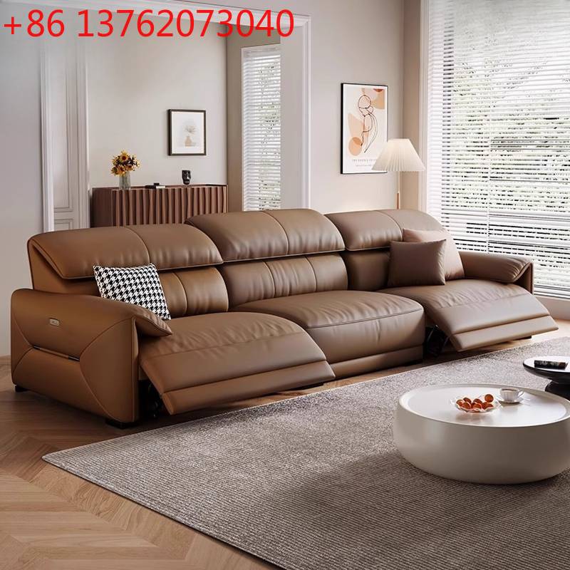 Home Cinema Recliners - リビングルーム電動リクライニングソファモーター強力ブラウンシネマ電動リクライニングソファ大人用Wohnzimmersofas家具ホーム