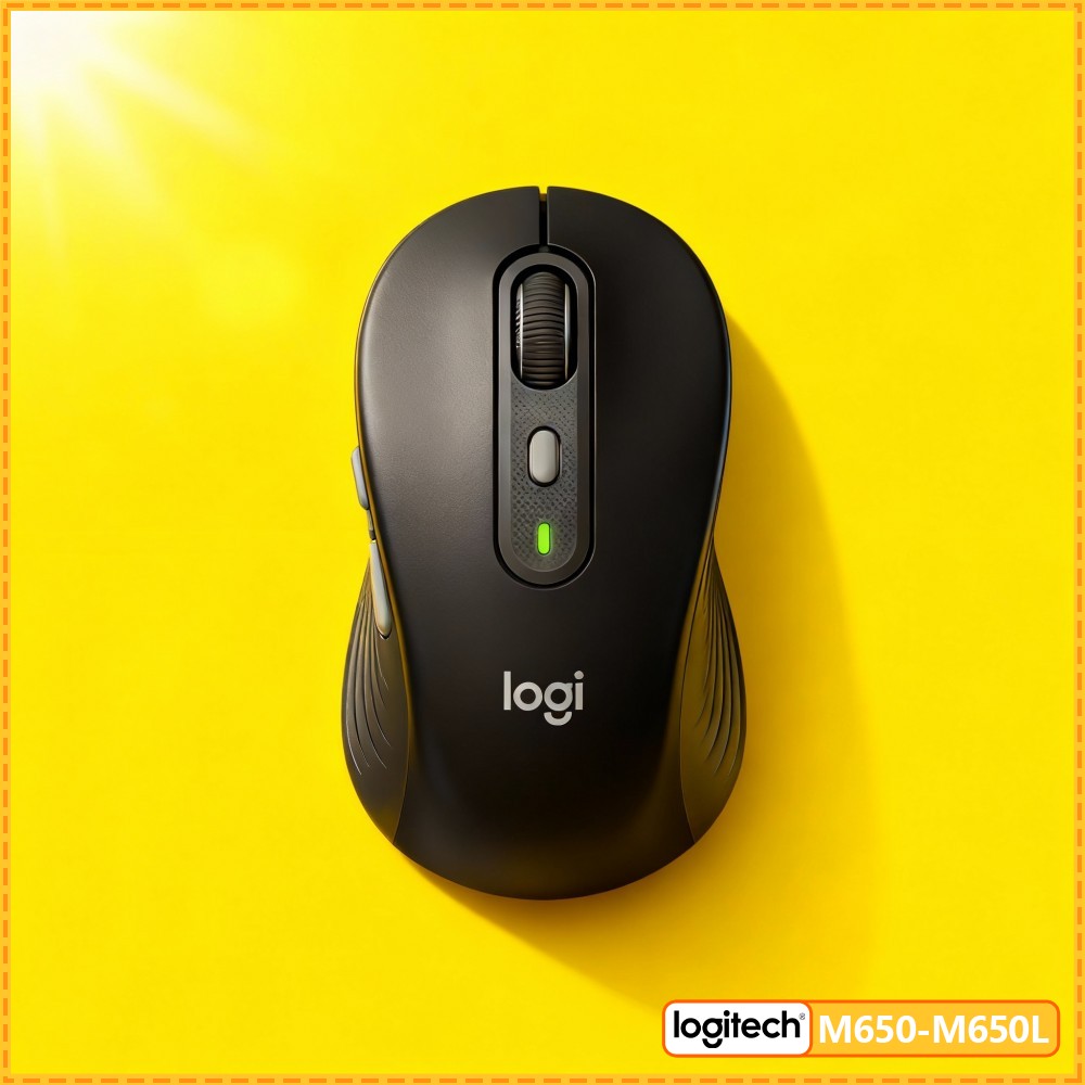Logitech Home Cinema - ロジクール M650/M650L シグネチャーマウス - ワイヤレス、静音クリック、サステイナブルデザイン、マルチプラットフォーム対応