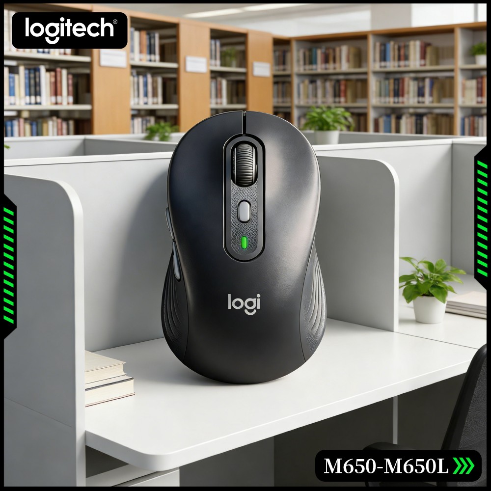 Logitech Home Cinema - ロジクール M650/M650L シグネチャー マウス - ワイヤレス、静音クリック、デュアル接続、精密作業向け
