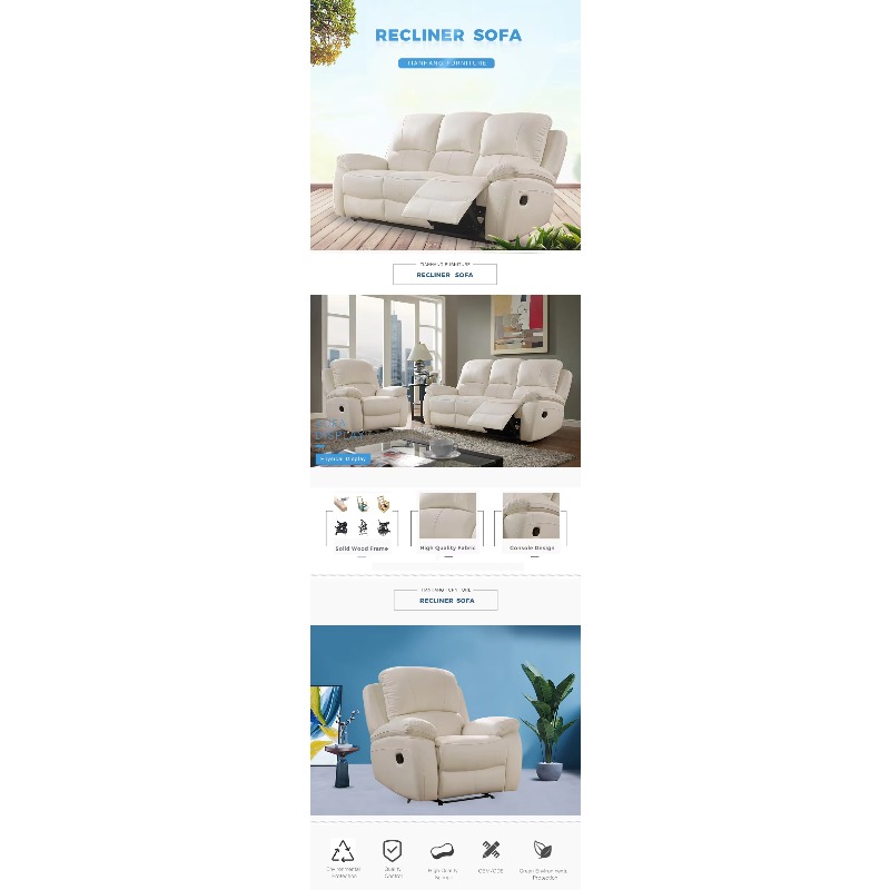 モダンな電動リクライニングソファ、ホームシアター、映画館用家 - Home Cinema Recliners のレビューと価格
