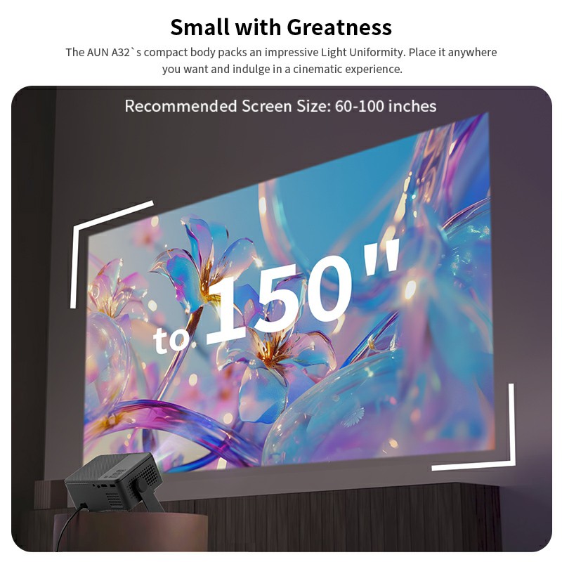 AUN AndroidプロジェクターA32 Pro MINI - Home Cinema Hdmi のレビューと価格
