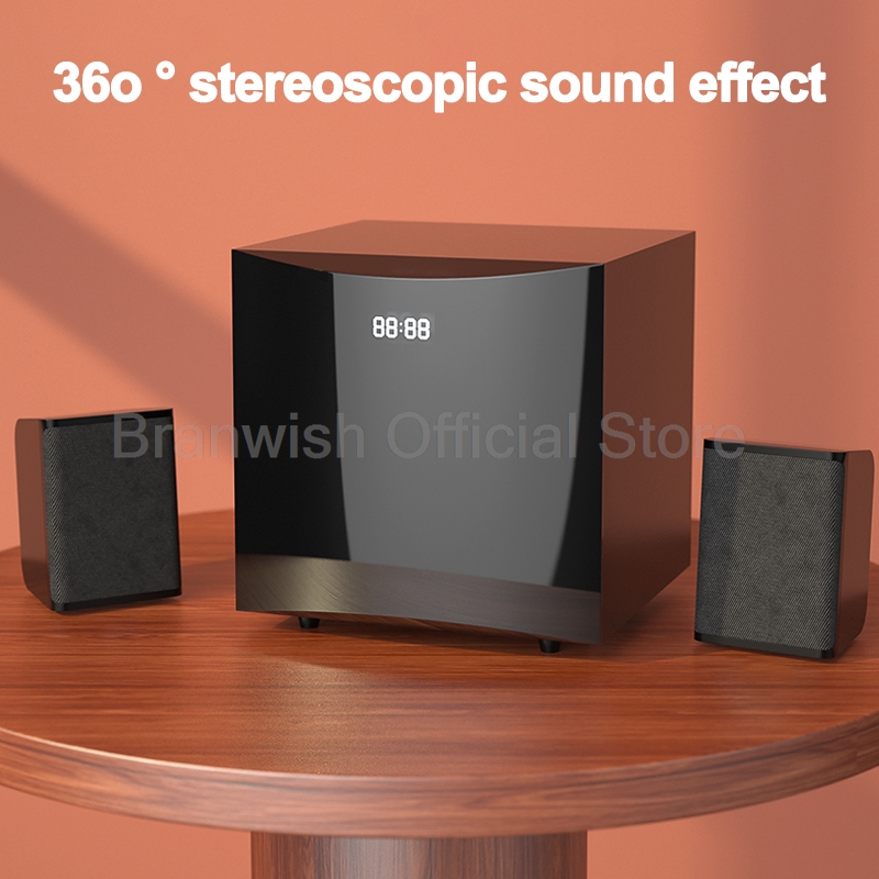 Bluetoothハイパワースピーカー,サブウーファー2.1 - Home Cinema Pc のレビューと価格