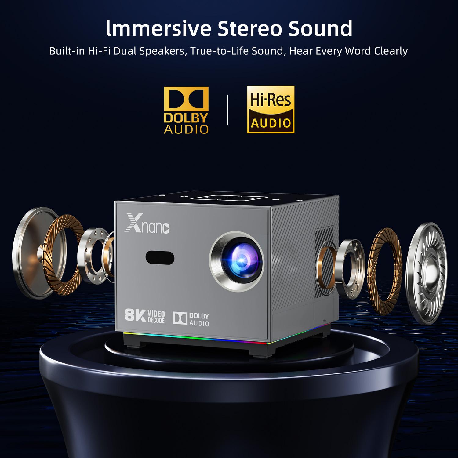 Xnanoポータブルスマートプロジェクター ネイティブ720 - Home Cinema Hdmi のレビューと価格