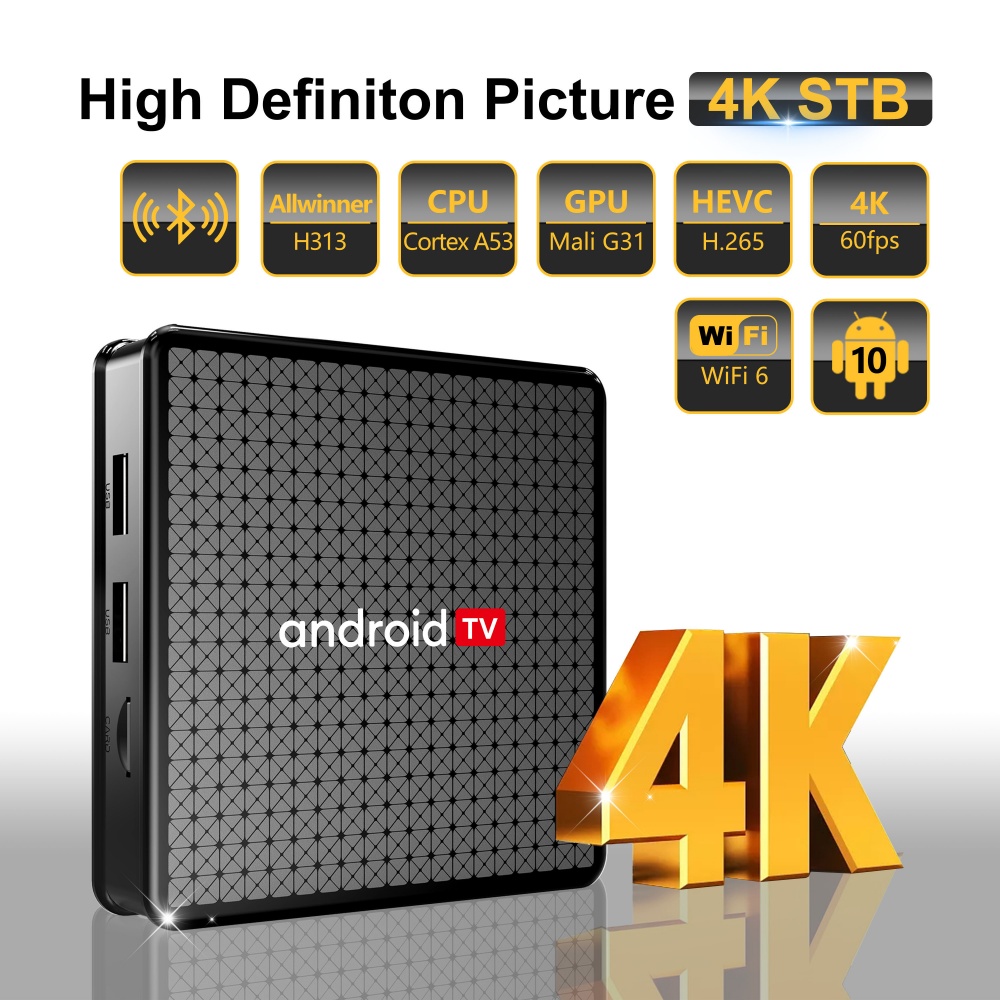 Wudung X5 TVボックス AndroidTV All - Home Cinema Hdmi のレビューと価格