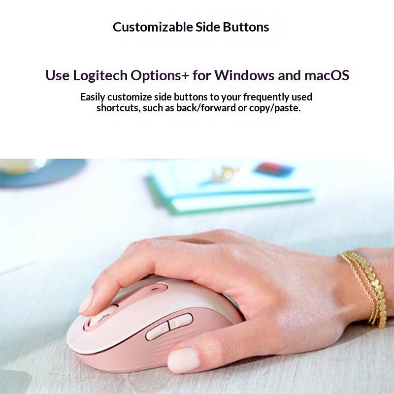 ロジクール M650 ワイヤレスエルゴノミクスマウス - ソ - Logitech Home Cinema のレビューと価格