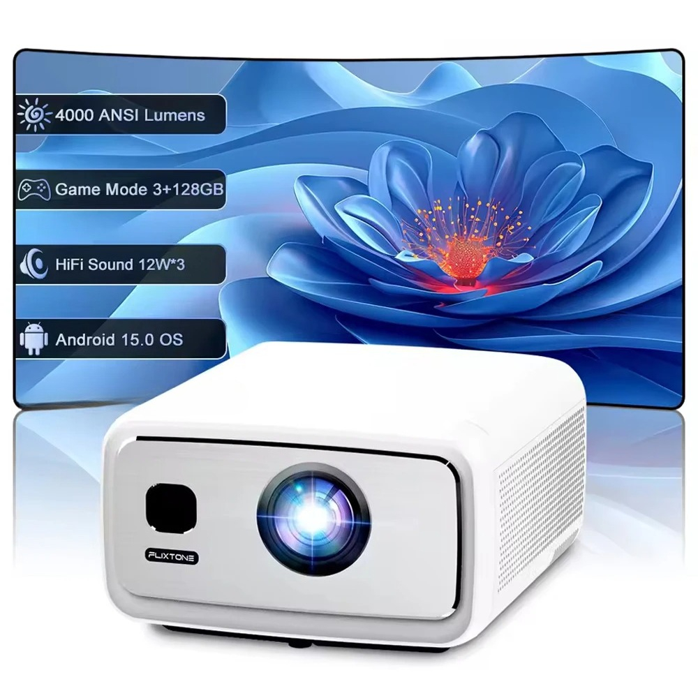 FlixTone D10S 4000 ANSI フルHD 1 - Home Cinema Outdoor のレビューと価格