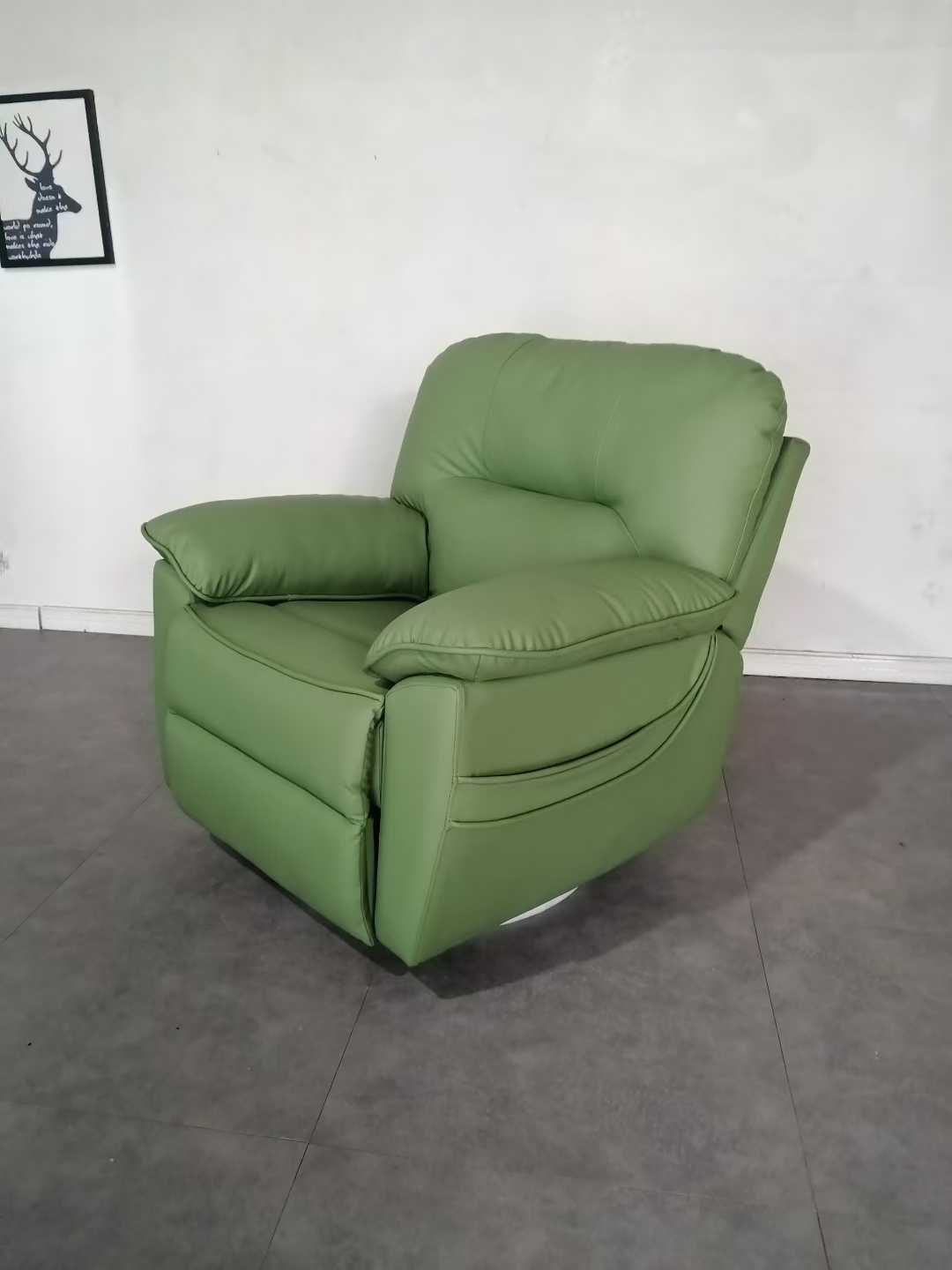 合成皮革メタルフレームモダンシネマリクライニングチェア高級電 - Home Cinema Recliners のレビューと価格