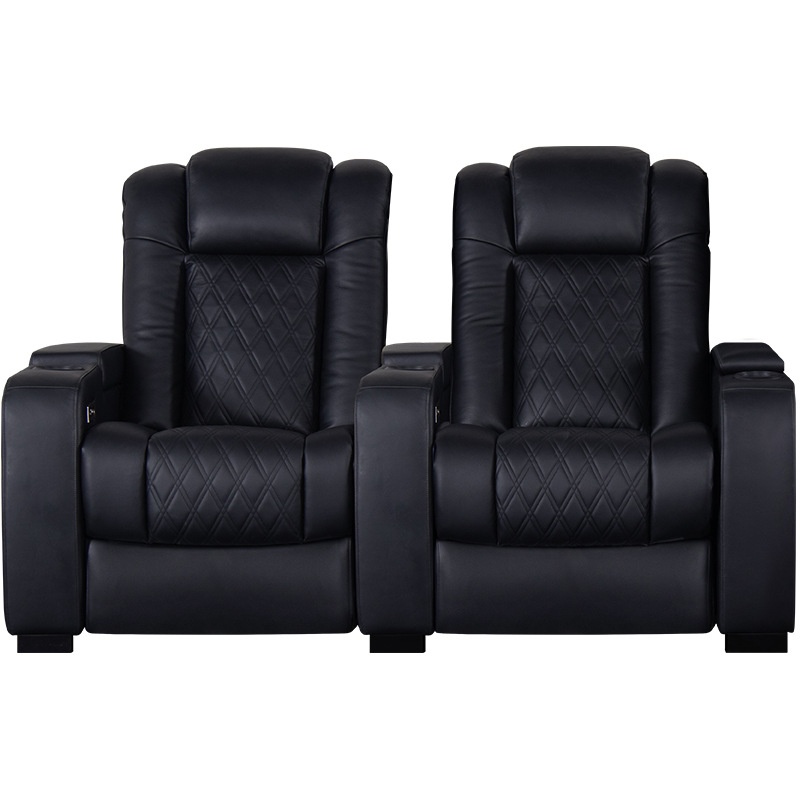 モダンホームシアター用電動リクライニングレザーソファセット（ - Home Cinema Recliners のレビューと価格
