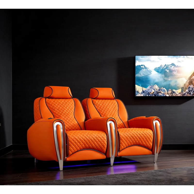 高級電動宇宙カプセルホームシアターソファ、プライベートヴィラ - Home Cinema Recliners のレビューと価格