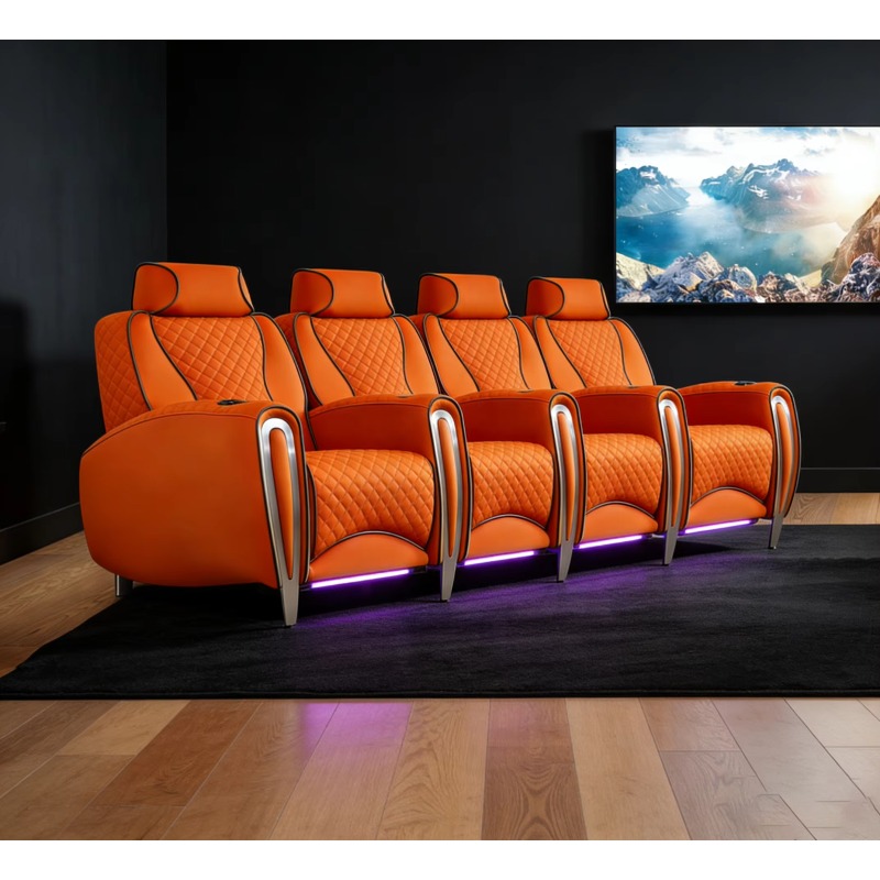 高級電動宇宙カプセルホームシアターソファ、プライベートヴィラ - Home Cinema Recliners のレビューと価格