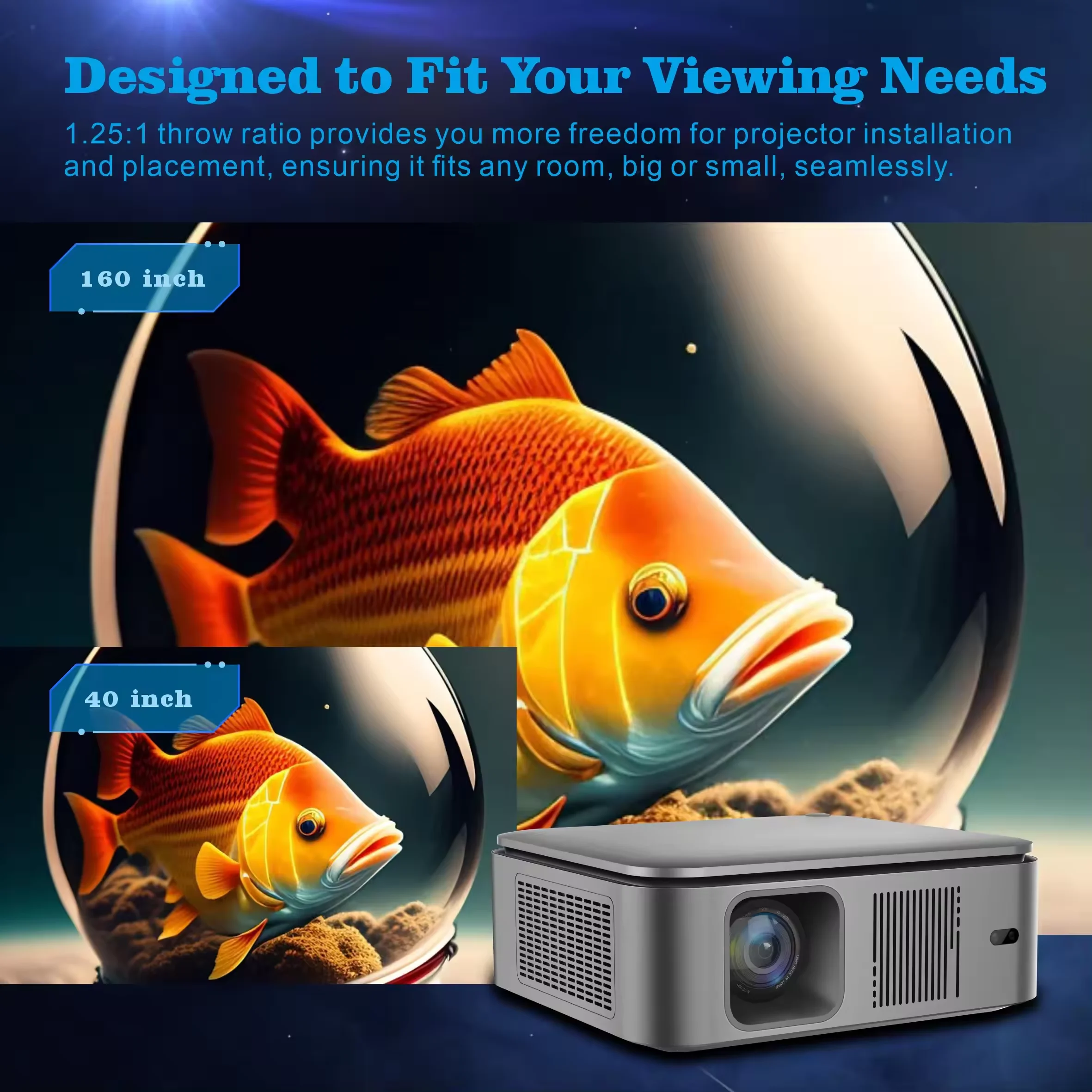 新型HD 1080Pプロジェクター HY450 ビジネス・ホ - Home Cinema Outdoor のレビューと価格
