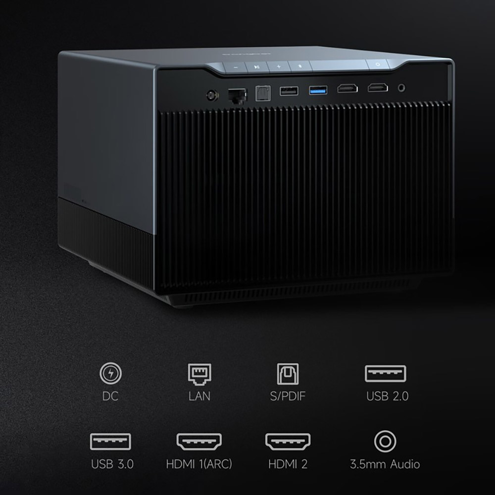 F6 プロジェクター 4K 最大8K 4 LED スマートホ - Home Cinema Laser Projector のレビューと価格