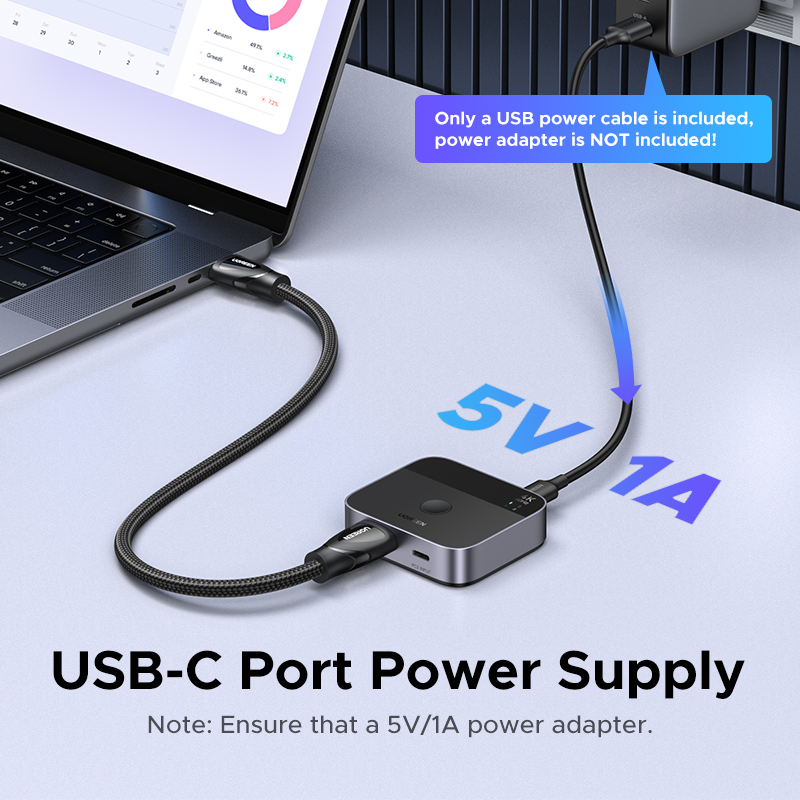 UGREEN HDMI USB C スイッチ 2 in 1  - Home Cinema Hdmi のレビューと価格