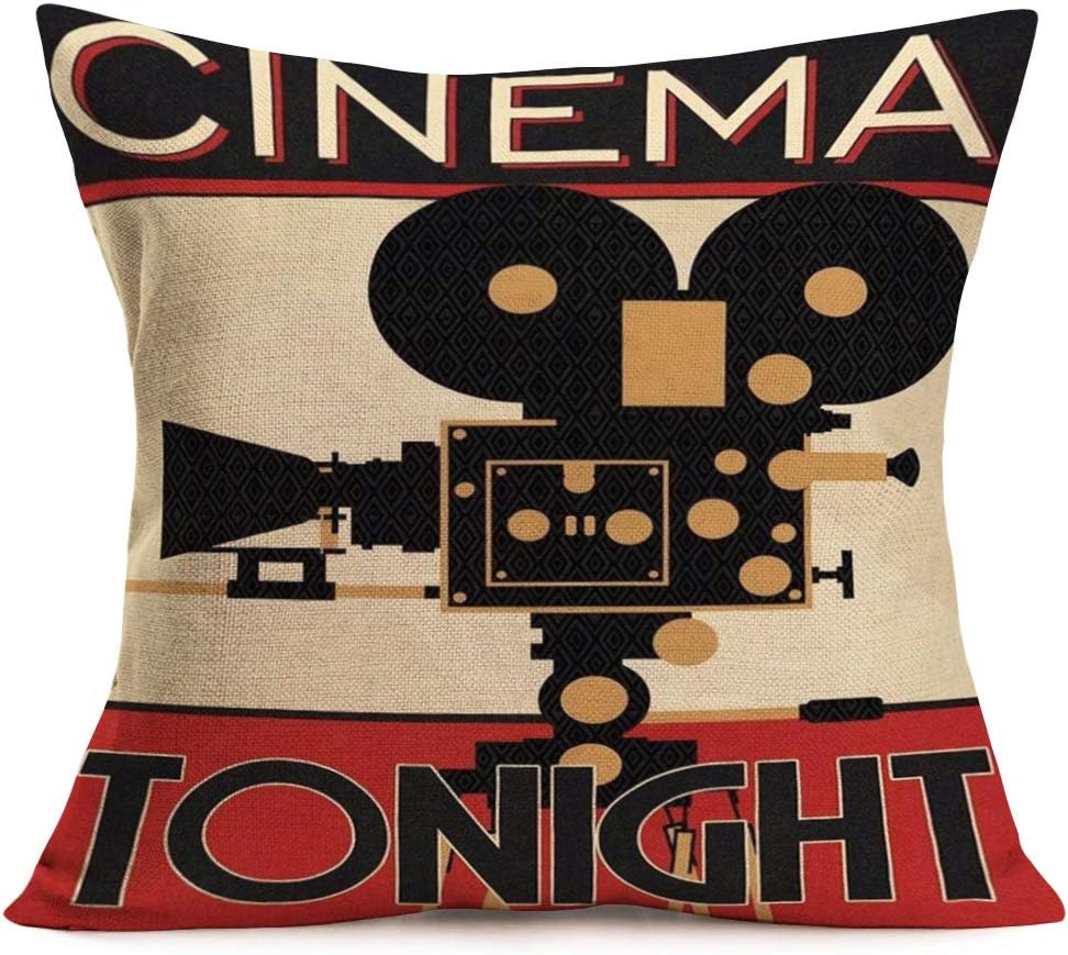 家のソファのための装飾的な枕カバー、正方形のクッションカバー - Home Cinema Tickets のレビューと価格