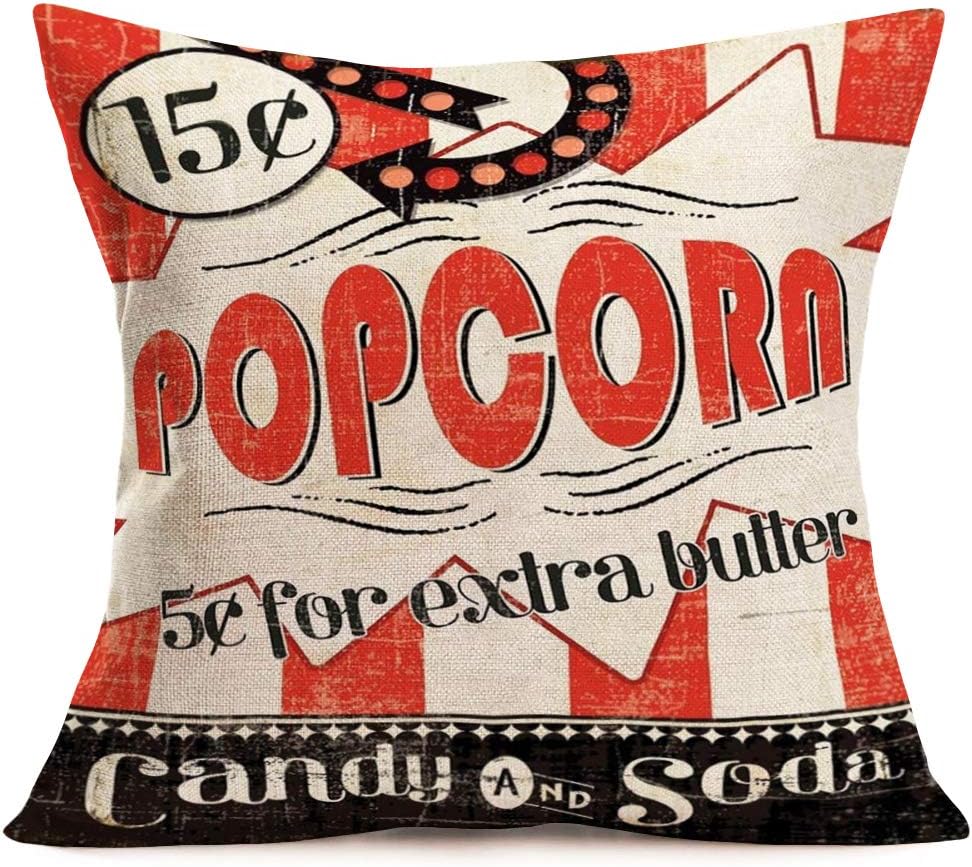 家のソファのための装飾的な枕カバー、正方形のクッションカバー - Home Cinema Tickets のレビューと価格
