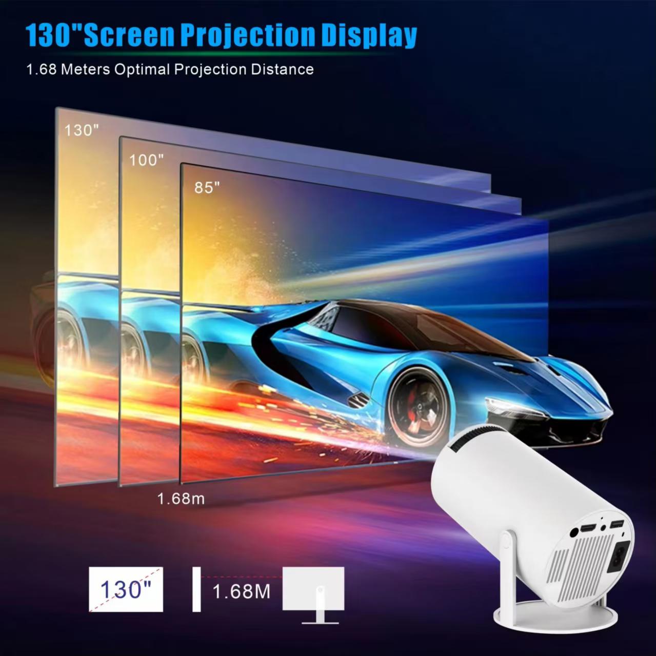 ミニHY300ポータブルプロジェクター Android 11 - Home Cinema Pc のレビューと価格