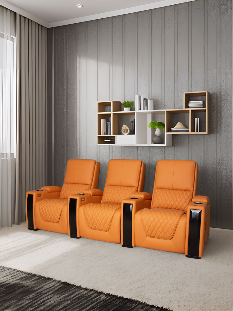モダンラグジュアリーリクライニングホームシアターソファVIP - Home Cinema Recliners のレビューと価格