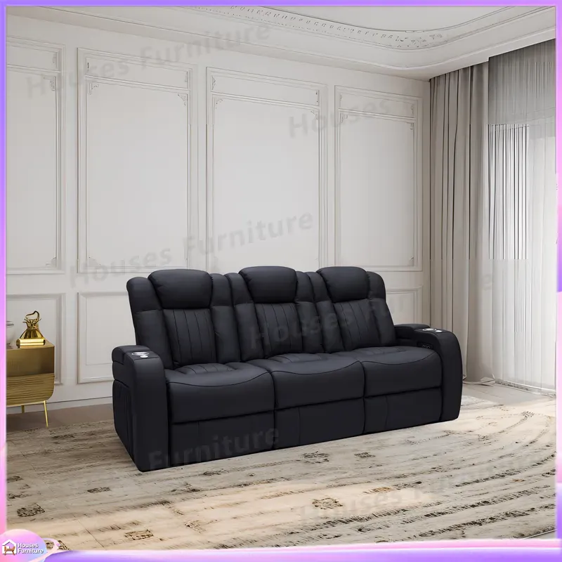 レザー製リクライニングソファ ホームシアター シネマチェア  - Home Cinema Recliners のレビューと価格