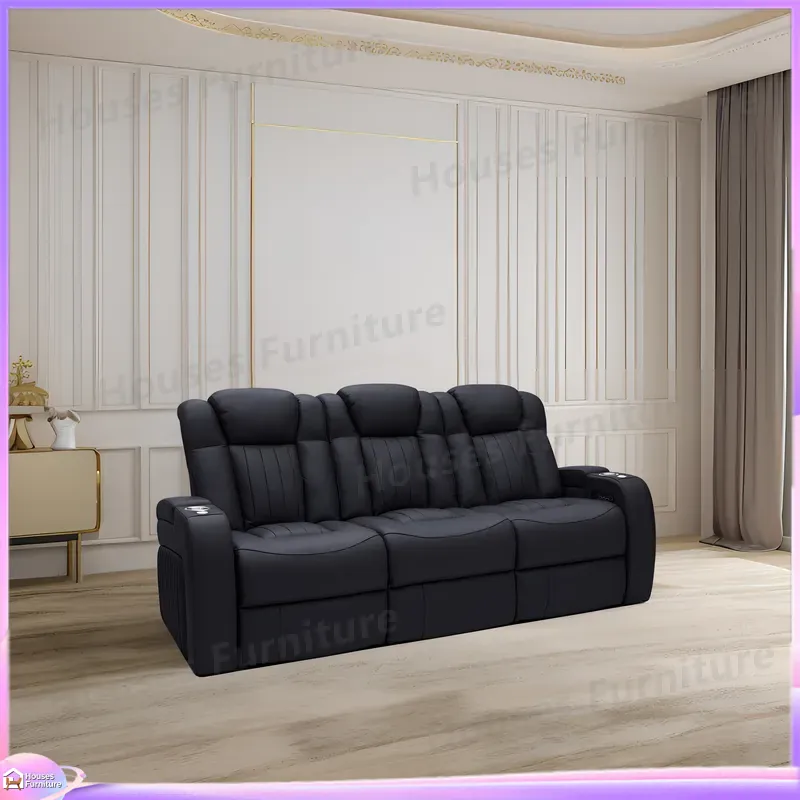レザー製リクライニングソファ ホームシアター シネマチェア  - Home Cinema Recliners のレビューと価格