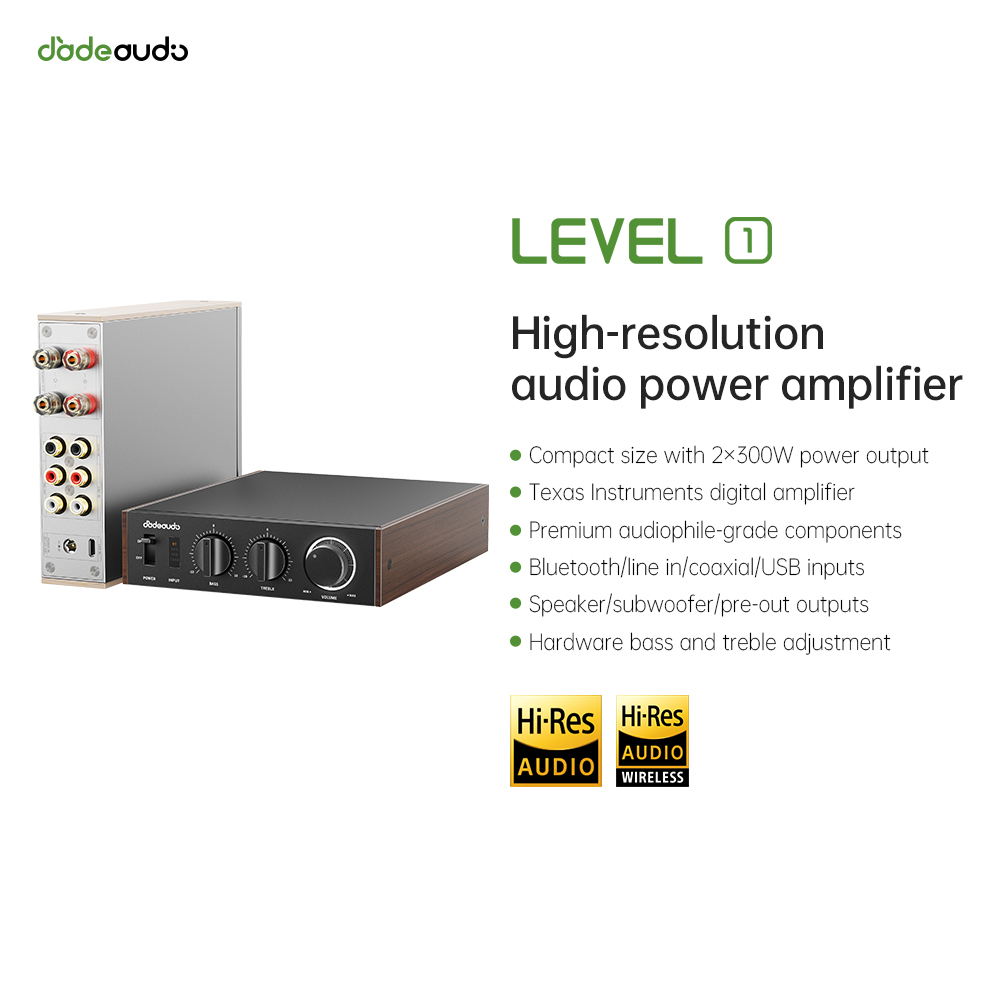 JadeAudio レベル 1 デスクトップ HiFi Bl - Home Cinema Pc のレビューと価格