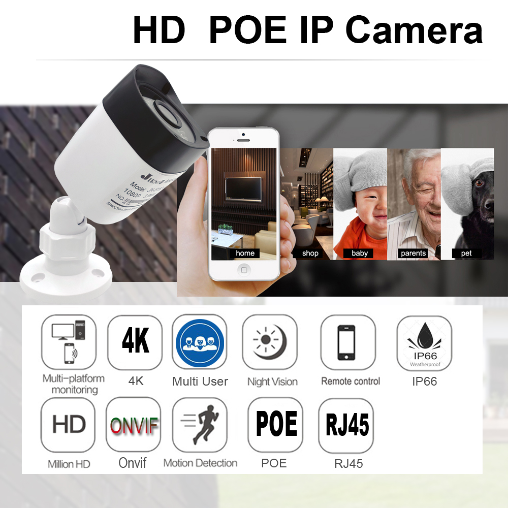 防水屋外監視カメラIPPoE,4K,8mp,5mp,暗視,O - Home Cinema Outdoor のレビューと価格